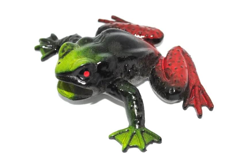 Gumowa żaba zabawka - idealny prezent dla rozwijających się dzieci