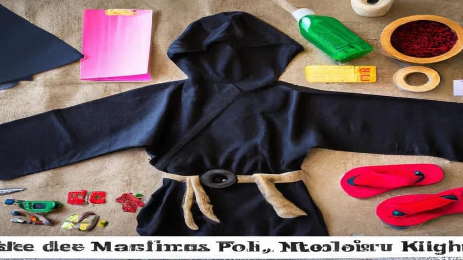 Jak zrobić strój ninja krok po kroku – prosty poradnik dla każdego